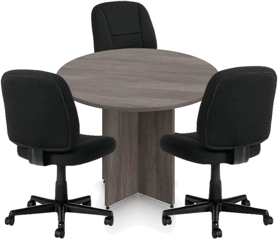 GOF 36”, 42”, 48” Round Table & Chairs (G11343B) Set, Dark