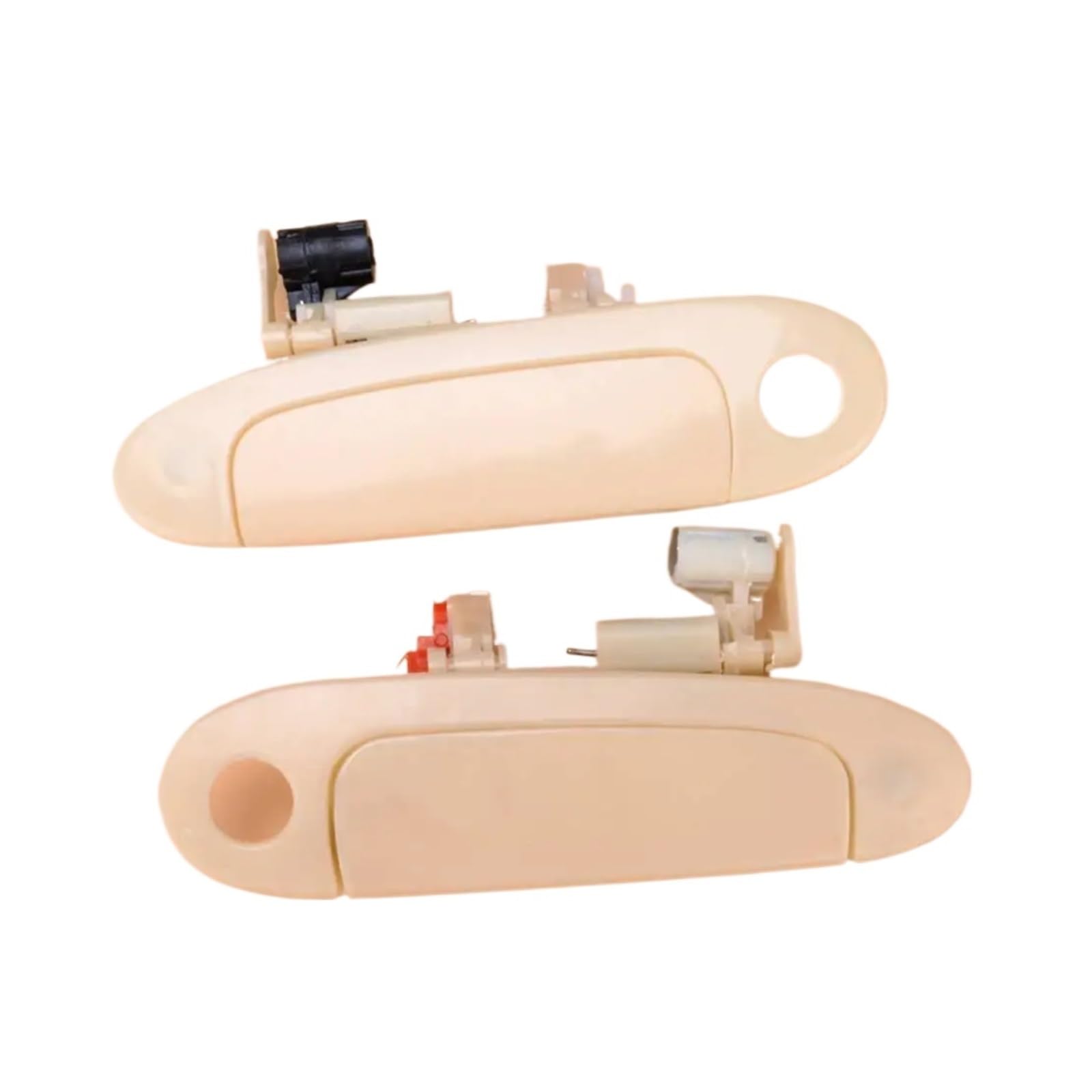 Kedfbts One Color Car Outer Handle Compatible With Toyota For Echo 2000 2001 2002 2003 2004 2005 Front Left Right Outside Outer Exterior Door Handle Unpainted Set