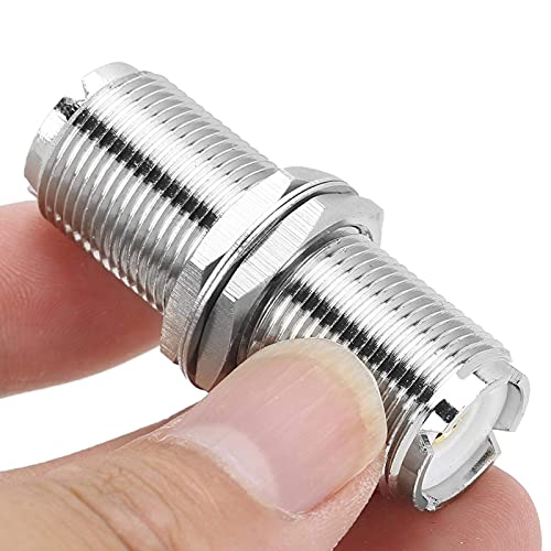 DAUERHAFT Connettore Adattatore per 2 Spina PL259