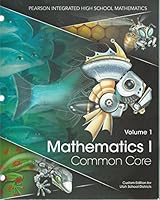 Mathematics 1 Volume 1 Common Core Custom Edition for Utah Schools 1269546643 Book Cover