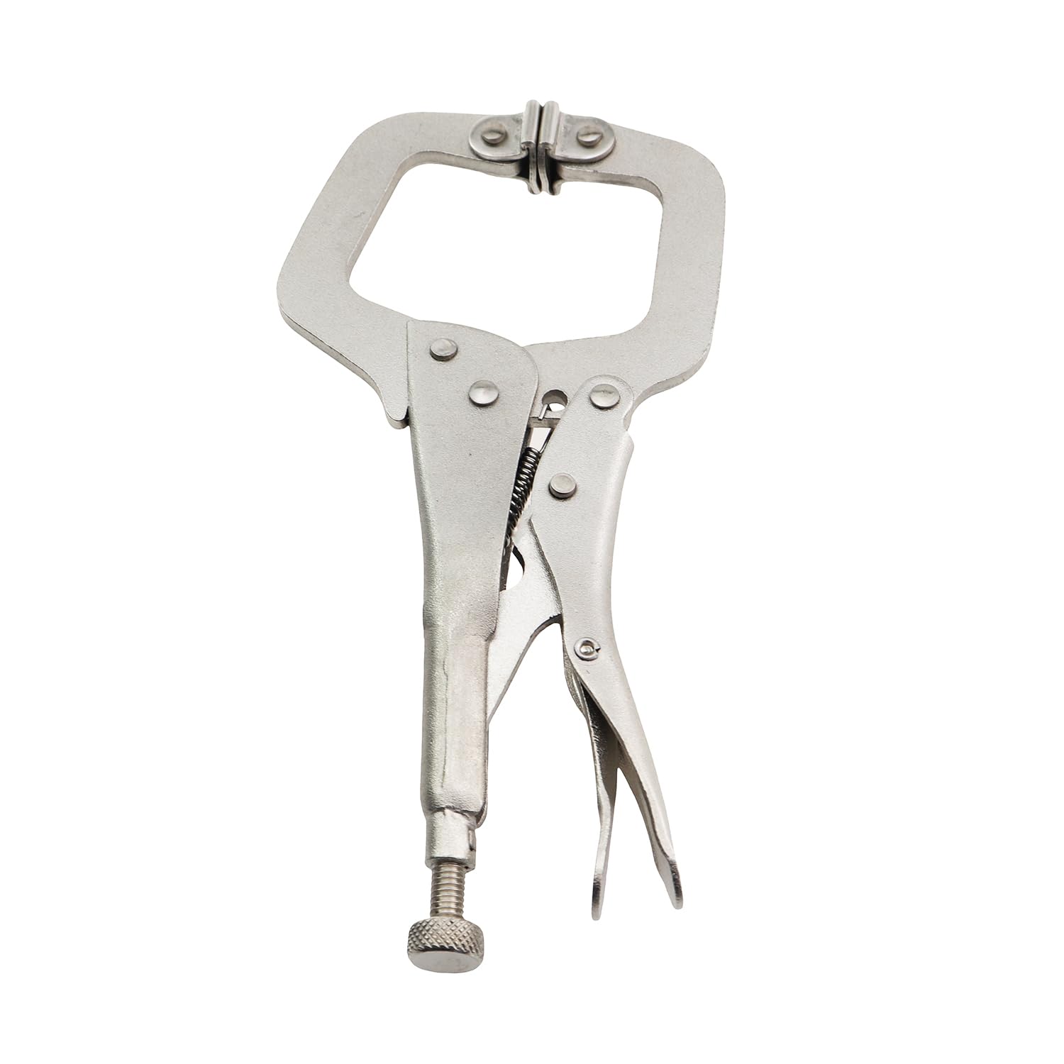 Heavy Duty Locking C Type Power Pliers Metal Pocket Hole Clamp Face Clamp for DIY Woodworking Welding Pocket Hole Joining