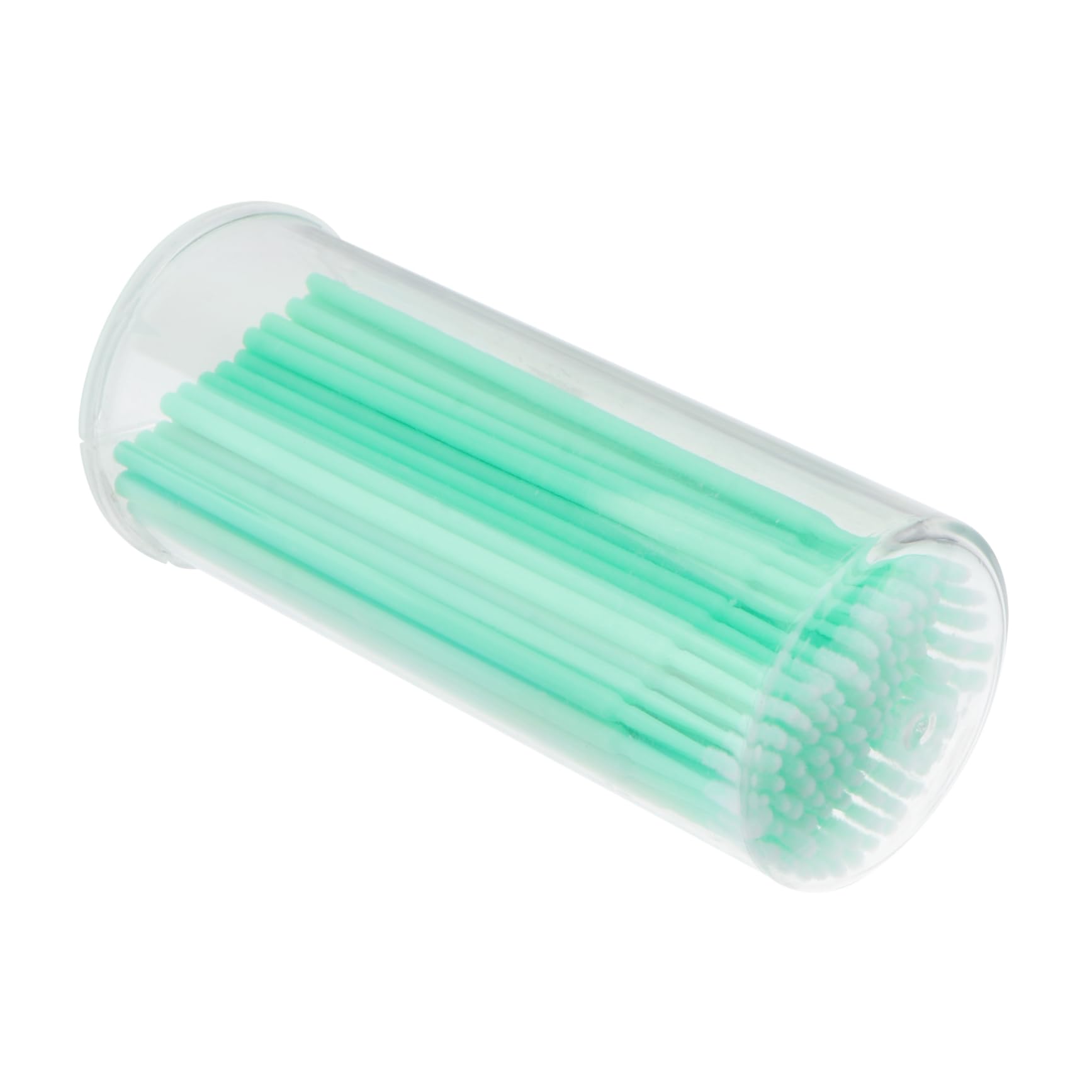 Didiseaon False Eyelash Adhesive Remover 100pcs Micro Brush Applicators Lash Tweezer Green