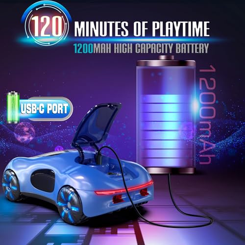 AEROQUEST Gesture Sensing Remote Control Car, Drift RC Stunt Car with Light Spray & Sound, 2.4GHz Hobby RC Cars Toy for Kids, 360° Rotate, Birthday Gifts for Boys Girls 4-12