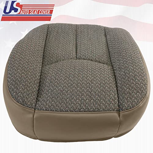 2003-2007 for Chevy Silverado Work Truck Driver Side Bottom Cloth Seat Cover Tan - Image 8