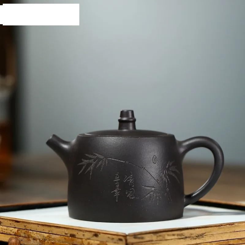 Czajnik do herbaty 250 ml Fioletowy gliniany czajnik, ręcznie robiony czajnik Zisha Teaset, wielofunkcyjny ceramiczny czajnik do kuchenki