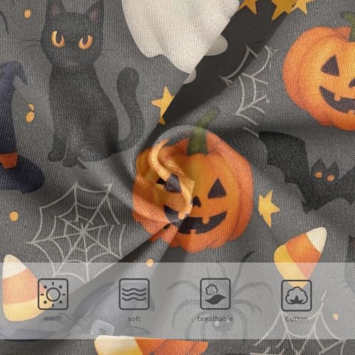 Joisal Cotton Toddler Underwear Floral Cute Cartoon Halloween Ghosts Cute Panties Girl Flower Undies Kids Briefs 2t3