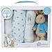 Peter Rabbit PO1599 - Set di Peluche e Mussola per Bambini
