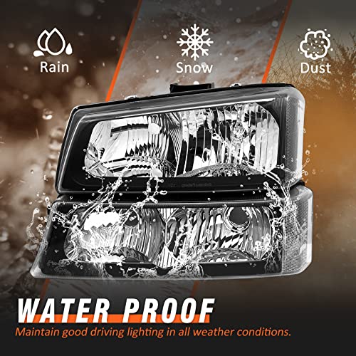 Image of for 2003-2006 Chevy Silverado & Chevy Avalanche Headlights