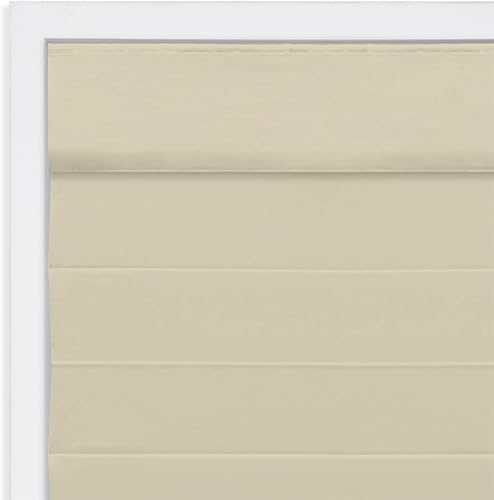 Miniatura 5 de DEZ FURNISHINGS Persiana romana opaca inalámbrica, 20 pulgadas de ancho x 72 pulgadas de alto, caqui