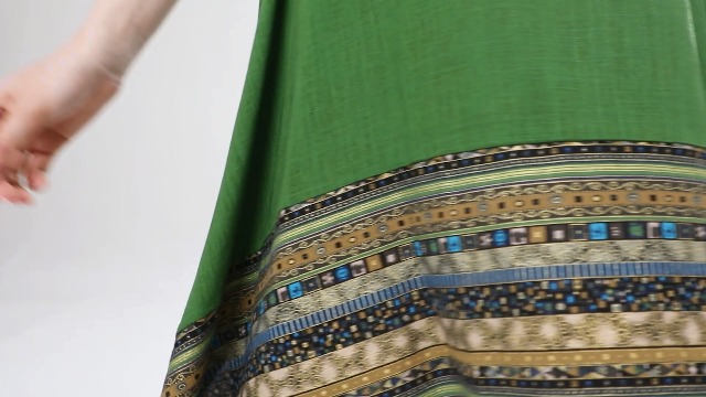 Vestido Irregular Minibee, De Algodón Y Lino étnico, Con Mangas Cortas