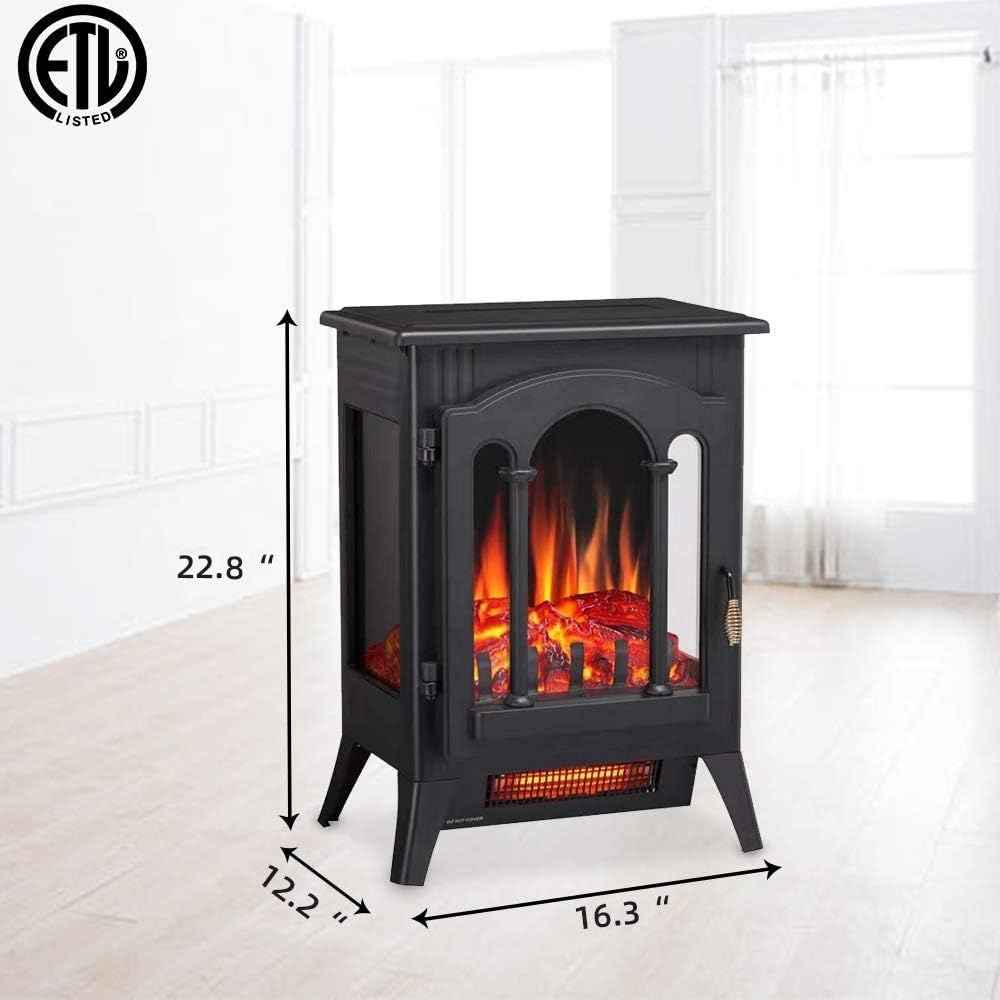 🛒 Crаzу Dеаlѕ Kismile 3D Infrared Electric Fireplace Stove, Freestanding Fireplace Heater With Realistic Flame Effects, Portable Indoor Space Heater With Overheating Safety System, Adjustable Brightness (16.3 inch) Grеаtеѕt Prоduсt Kismile 3D Infrared Electric Fireplace Stove, Freestanding Fireplace Heater With Realistic Flame Effects, Portable Indoor Space Heater With Overheating Safety System, Adjustable Brightness (16.3 inch)