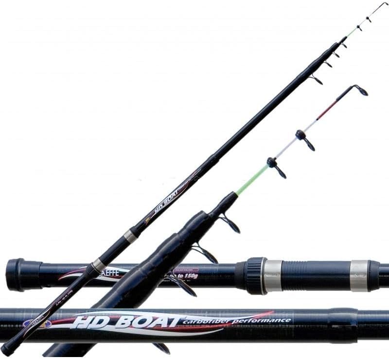 Canna Da Pesca Bolentino Telescopica Mt. 3,00 + Mulinello Mare Barca Orata Kit