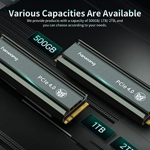 fanxiang S660 PCIe 4.0 500GB NVMe M.2 SSD for PS5 with Heatsink, Up to 5000MB/s, Internal Gaming SSD NAND SLC Cache Suitable for PS5 Enthusiasts, Technology Enthusiasts, IT Professionals - Image 7