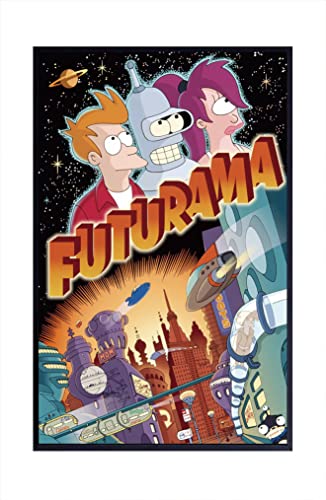 XIHOO Christ-EZ Anime Cartoons Futurama Wall Art Print Poster Home Decor Premium - Matte poster Frameless Gift 11 x 17 inch(28cm x 43cm)