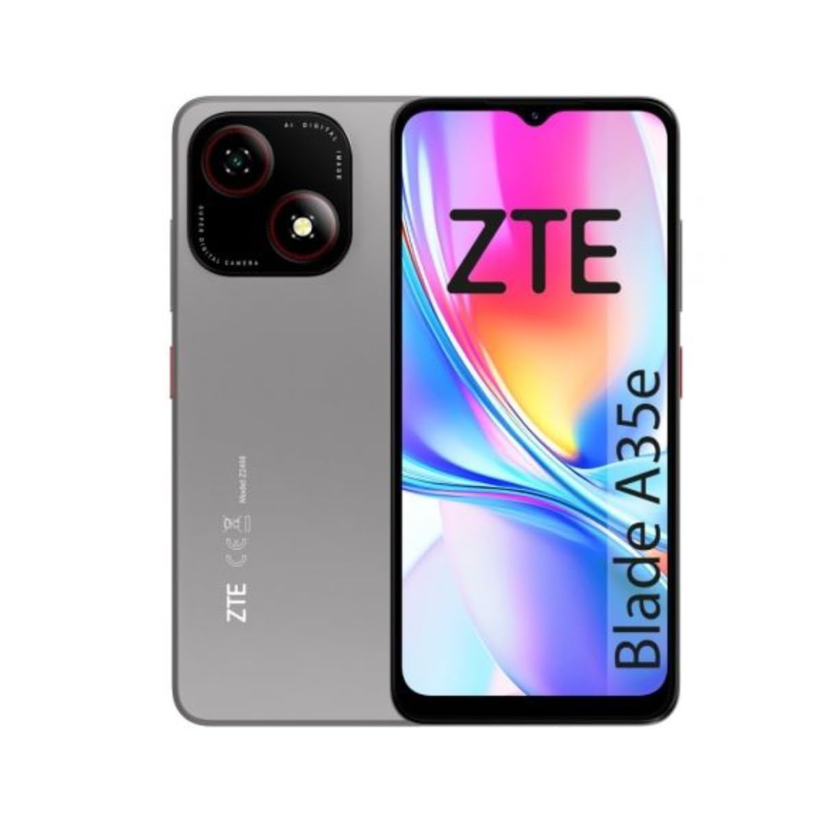 Zte Blade A35E 2GB 32GB 6.52" 90Hz 5000Mah Dual Sim Android 14 Go Gris Oscuro-image