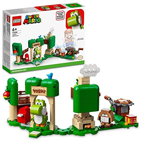 LEGO 71406 Super Mario Set de Expansi&oacute;n: Casa-Regalo de Yoshi, Juguete de...