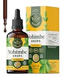 HERBAMAMA Yohimbe Supplements for Men & Women - Vegan Overall Support with Yohimbe Bark Extract - Non-GMO, Alcohol & Sugar-Free Yohimbine Tincture, 84-Day Supply