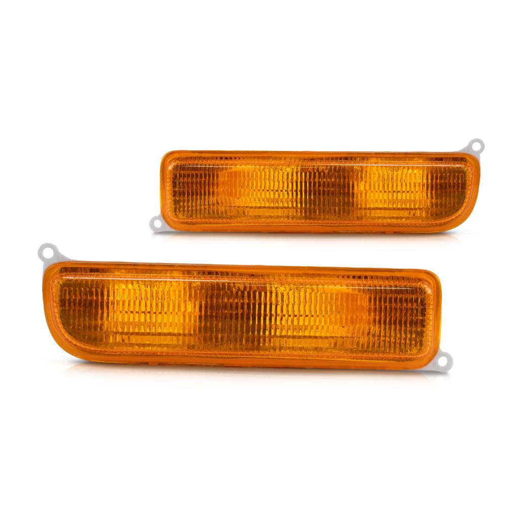 For Jeep Cherokee Turn Signal/Parking Light Assembly Unit 1997-2001 Pair Driver and Passenger Side | CH2520127 + CH2521127