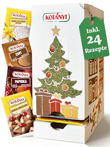 KOTÁNYI Adventskalender 2024-24 Festliche Gewürze & Rezeptideen -...