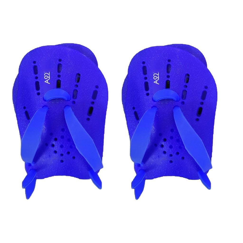 A2Z 4 Kids Swimming Hand Paddles One Size Lightweight Training Aids - Swimming Hand Paddle Blue