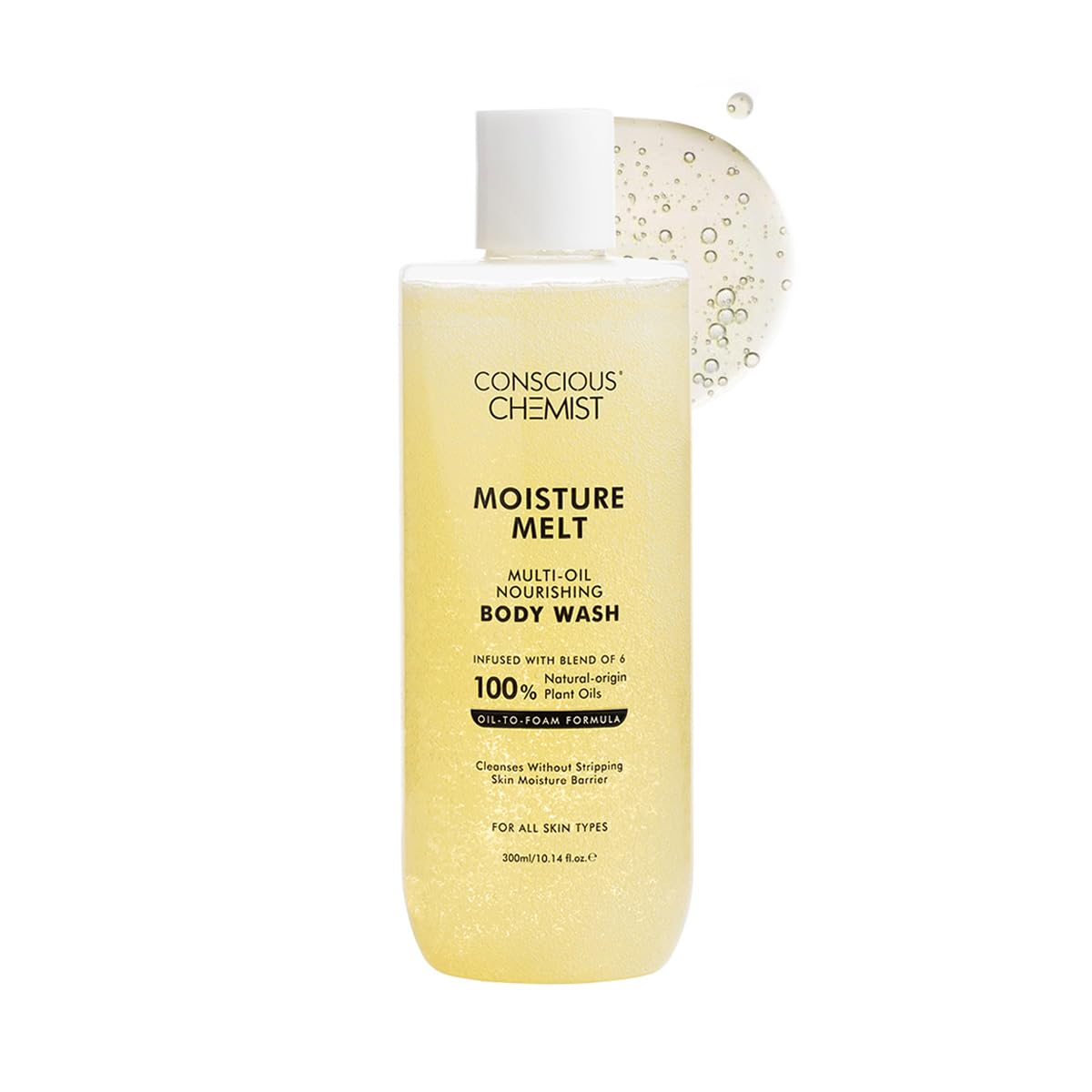 conscious chemist Conscious Chemist® Multi-Oil Body Wash Shower Gel | 300ml | Moisturizing Body Wash for Men & Women | Hydrates Dry Skin, Enhances Glow & Softness | Gentle Formula, Suitable for All Skin Types-picture-38