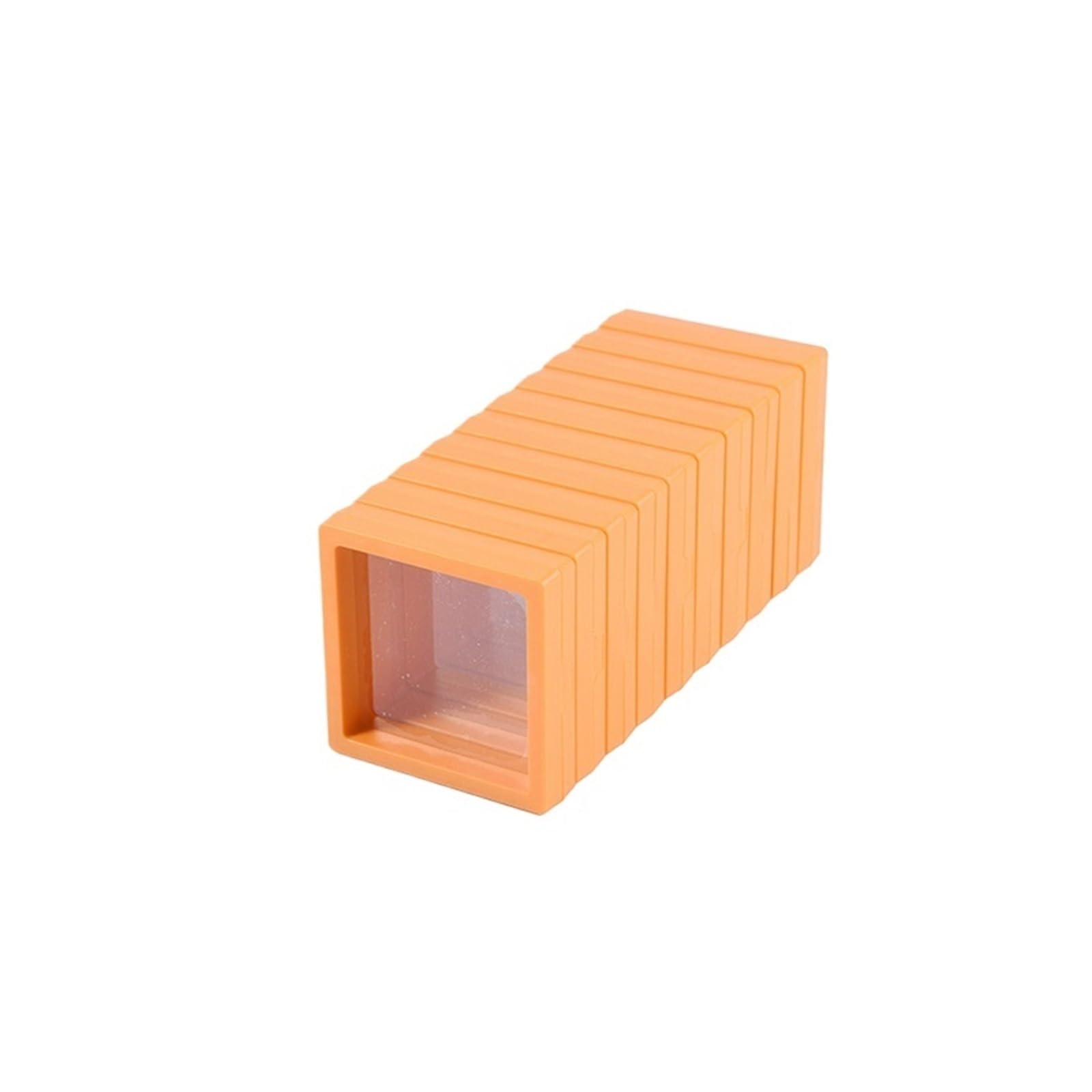 ZGCrumphant Display Floating Frame 3D Floating Frame Display Holder Stand Travel Portable Ring Pendant Jewelry Storage Box Coin Medal Pin Organizer Case for Coins Jewelry(Orange,9x9cm 10pcs)