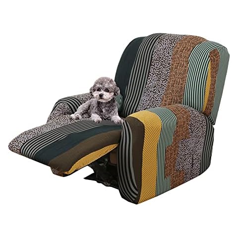 Highdi Stretch Recliner Chair Cover with Pockets Cover