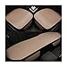 HotYou Cuscino del Sedile per Auto Coprisedile Comfort Traspirante in Lino Universale per la Protezione del Sedile Anteriore Automatico, Beige, Front Seat&Back Seat Set* 3 Pics