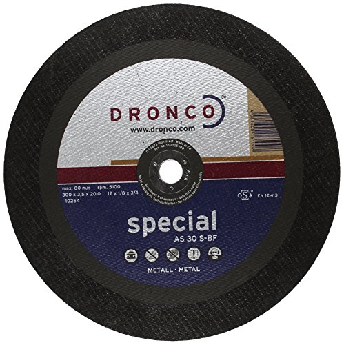 Dronco AS30S-300FH/20 - Disco de Corte Metal AS 30 S-FH Special, 300 x 3,5 mm