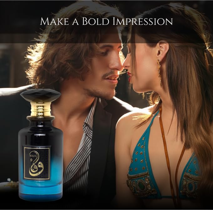 Miniatura 4 de Prince Parfums Dubai - Wafa Eau de Parfum para hombre 3.4 onzas - Colonia de lujo audaz con mandarina, ciprés, geranio y almizcle - Frescura cítrica