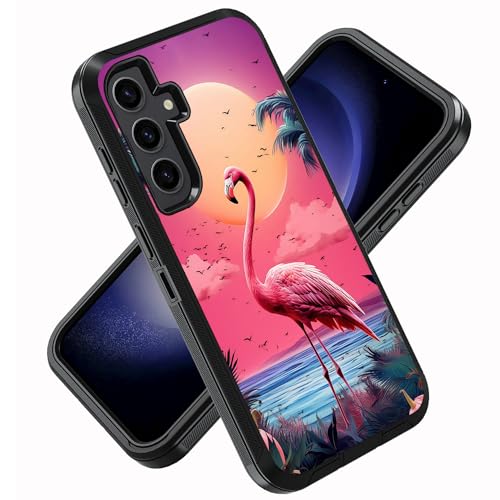 Coque Galaxy S25 FE antichoc flamant rose idéale pour vos sorties