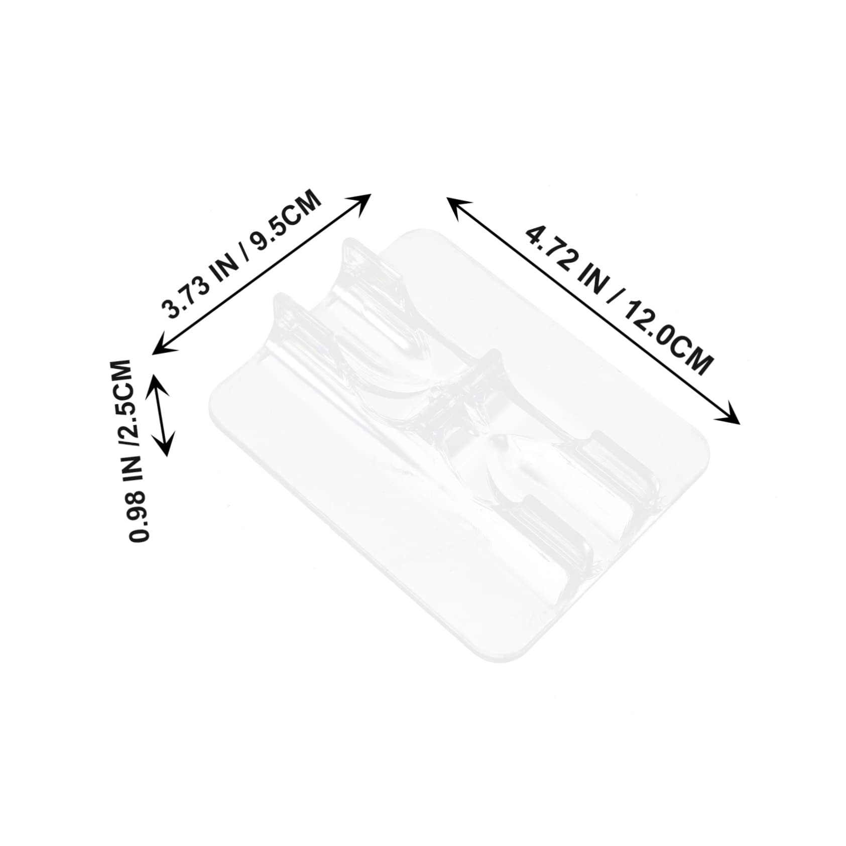 KOMBIUDA Transparent Roller Skates Display Rack Durable Showcase for Ice Skates Compact Design for Retail Shops and Home Use