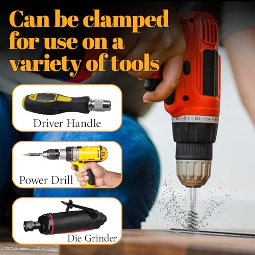 Image of 24 Pcs Bore Brush for Drill, Stainless Steel Bore Brush Set Wire Cleaning Brush for Power Drill Impact Driver Wire Bore Cleaning Tubes Brush Set (8 /10 /12 /15 /17 /19MM)