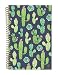 Bloom Daily Planners 2018-2019 Academic Day Planner - Monthly Weekly Datebook/Calendar Book - Inspirational Dated Agenda Organizer - (August 2018 - July 2019) - 6" x 8.25" - Navy Cacti