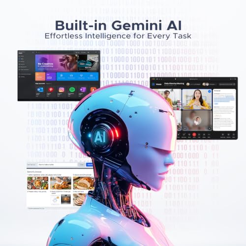 Image of 2026 Upgraded 12.2 inch Tablet, Android 16 Tablet with Gemini AI, 2.4K 120Hz Display, 48GB RAM+256GB ROM, Unisoc T7300 Octa-Core, 12000mAh /18W, 13MP+8MP, Widevine L1, Tablet with Keyboard, Pen, Black