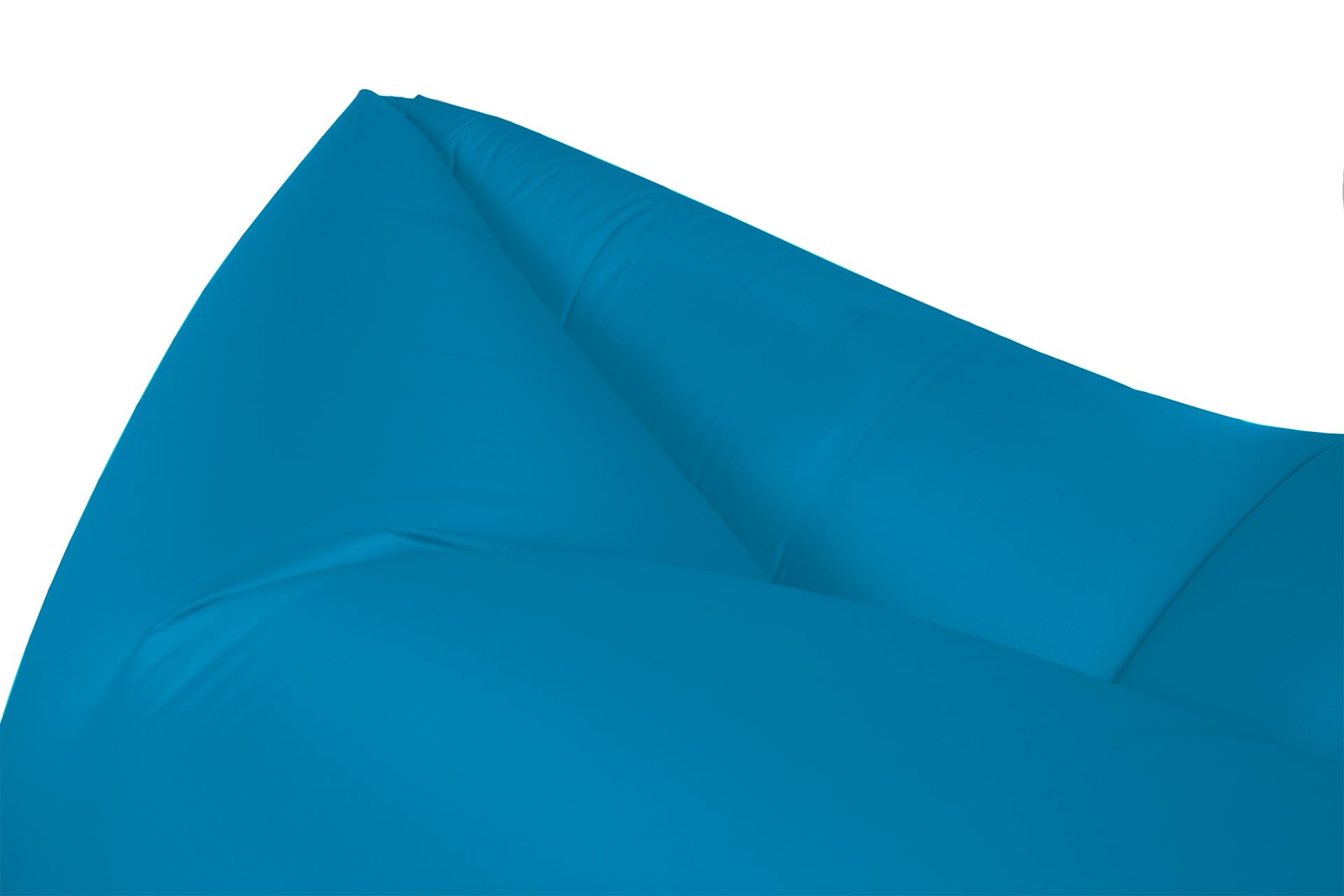 Fatboy Lamzac 3.0 Aufblasbares Sofa - Aufblasbare Couch - Keine Luftpumpe Nötig - Indoor und Outdoor Luftsofa - Wasser- und Schmutzabweisende Mini Couch aus Polyester - 200 x 90 x 50 cm - Himmelblau