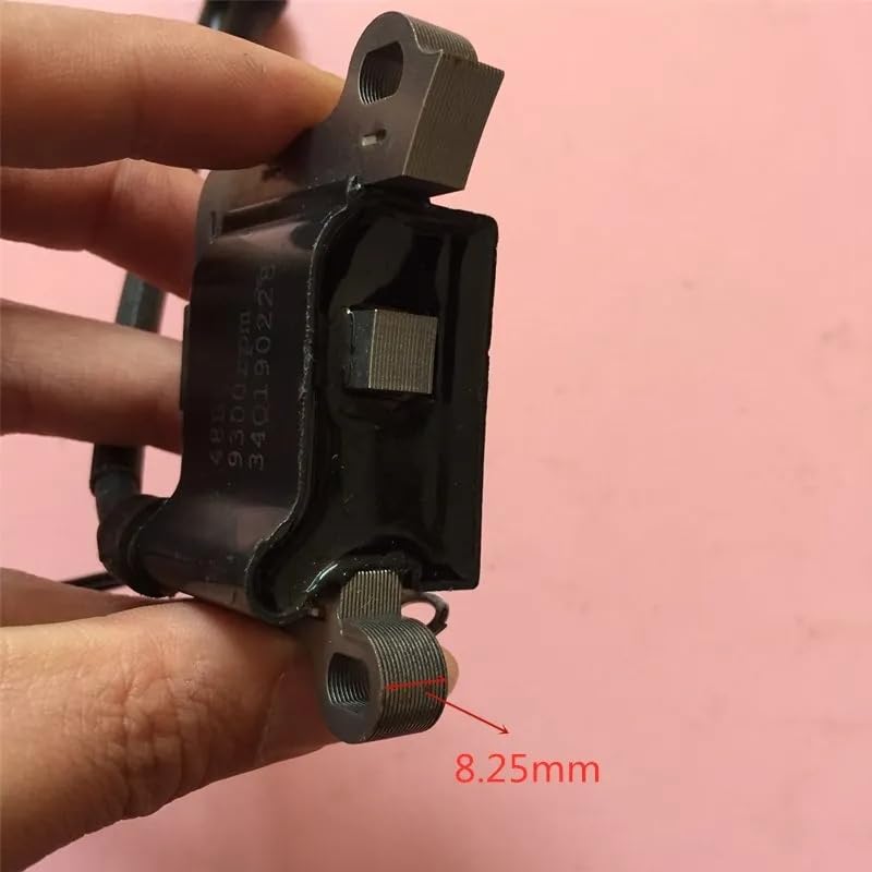 Bobina de Encendido 1E48F Apta para desbrozadora 63cc, cortadora césped, Motor 48, bobinas cortacésped 48F