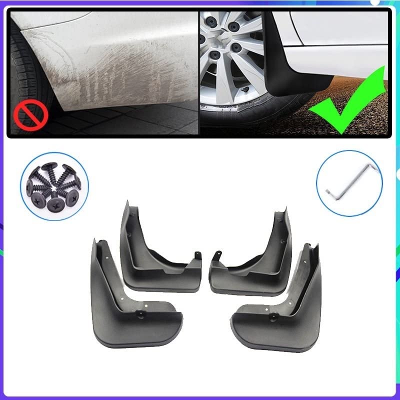 Guardabarros de coche y protectores contra salpicaduras para BMW E87 E81 2004-2011 4