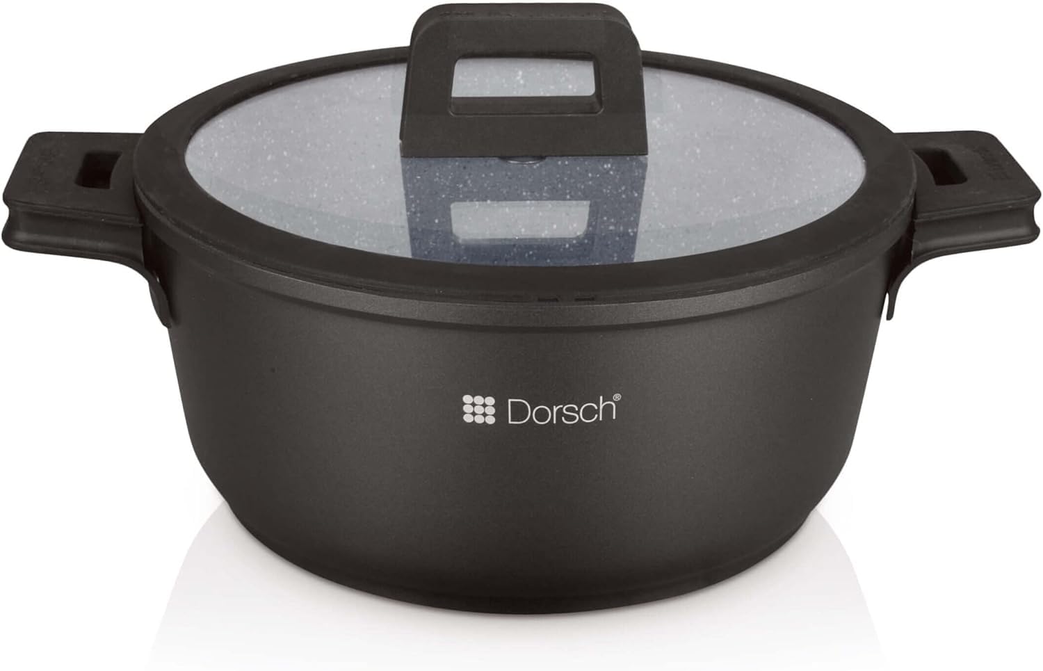 Dorsch Danish Design Ceramic Coated Casserole - Durable, Scratch Resistant - Non-Stick, PTFE Free, TUV Certified, LFGB Tested - Optimal Heat Distribution, Induction Ready, Oven Safe (30Cm - 8.1Ltr)