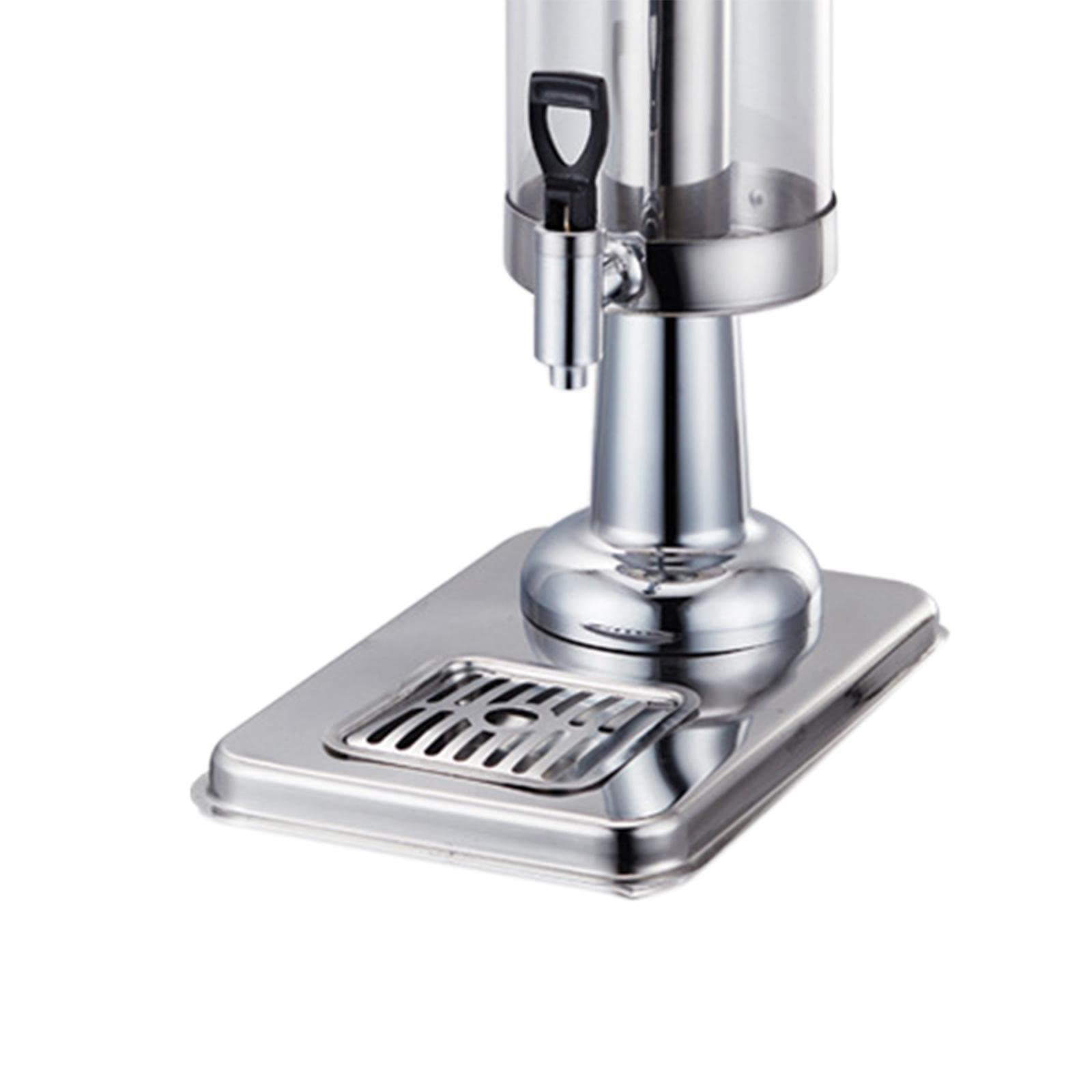 Dispensador de bebidas con núcleo de hielo, paquete de 2 dispensadores de bebidas transparentes de 3 litros para fiestas