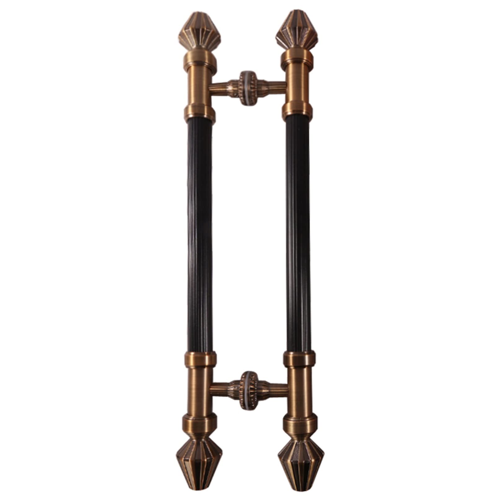 CWCQGH Entry Door Handle Bronze, Large Push-Pull Lever Handle, Shower Glass Sliding Door Handle,Bronze-80cm/31.5inch