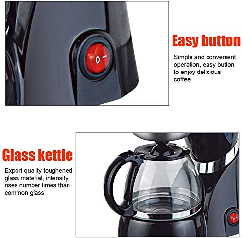 LITING 600 ML Multifunktionsfilter Kaffeemaschine 220-240 V 550 Watt Amerikanischen Filterkaffeemaschine Maschine… – Bild 5