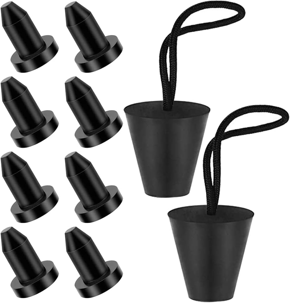 10Pcs Kayak Drain Plug,DanziX Silicone Scupper Plugs,Kayak Scupper