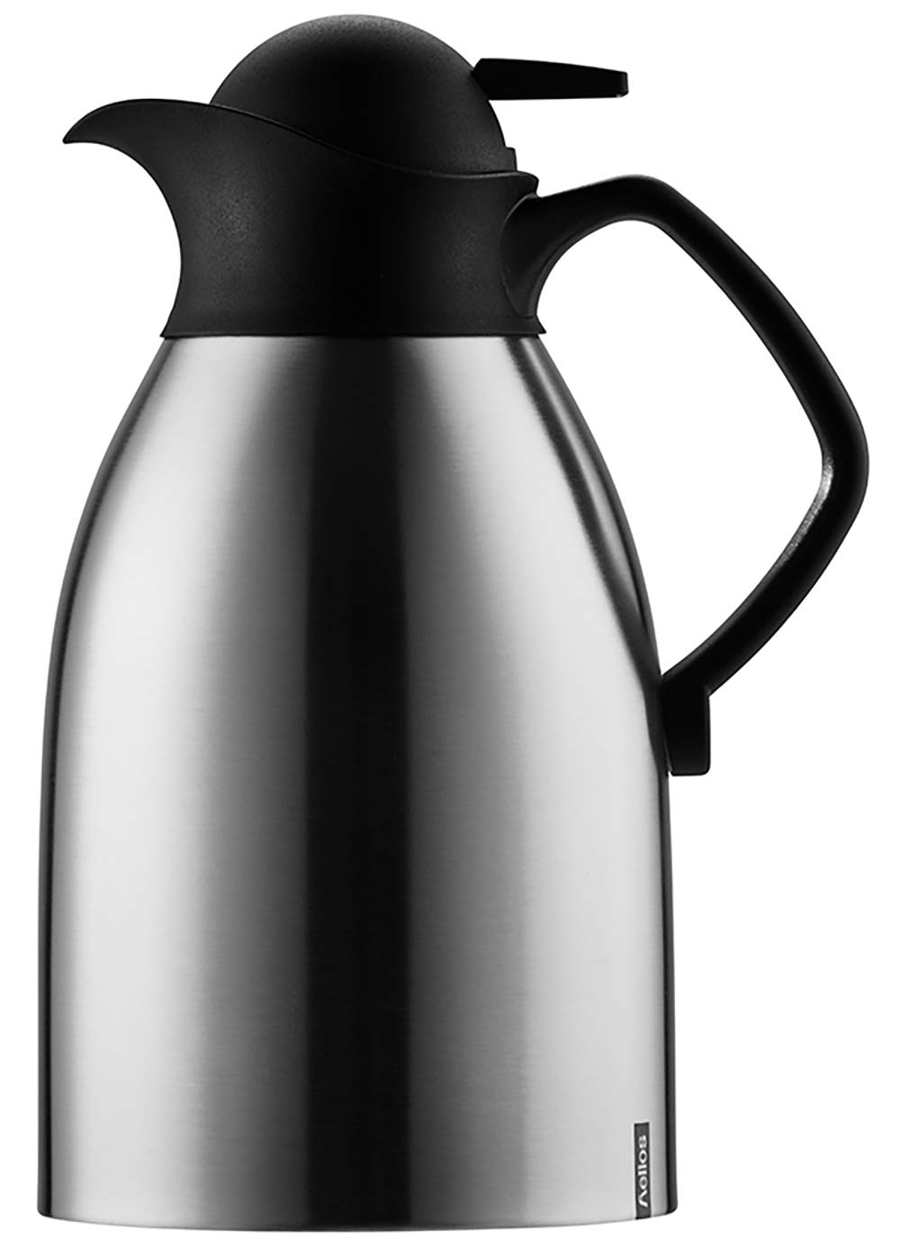 Helios Enduro Push Stainless Steel Vacuum Jug 2 Litre