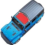 Coverspec JT JL Top Sun Shade Roof Compatible with Jeep Wrangler and Gladiator 2 or 4 Door 2018 to 2023 Sunshade Sunroof Blocks UV Wind Noise Cherry Red Mesh for Front