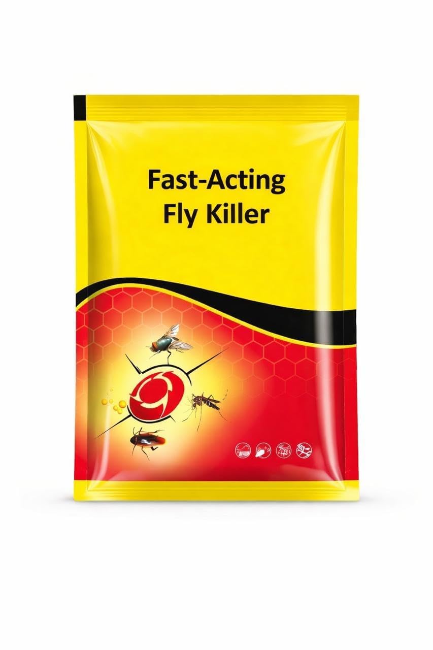 Multi-Scene Fast-Acting Fly Killer Powder | Powerful Fly & Insect Control Powder for Home, Kitchen, Garden & Farm | Instant Fly Control Solution for Indoor & Outdoor Use-image-39