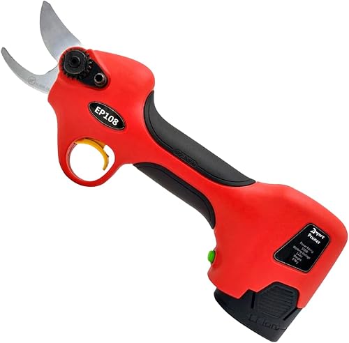 Zenport Podadora eléctrica inalámbrica EPruner EP108 con batería pequeña, corte de 1 pulgada