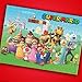 Super Mario “Mushroom Kingdom” 1,000 Piece Jigsaw Puzzle | Collectible Super Mario Puzzle Artwork Featuring Mario, Luigi, Princess Peach, and More | Officially-Licensed Nintendo Puzzle & Merchandise
