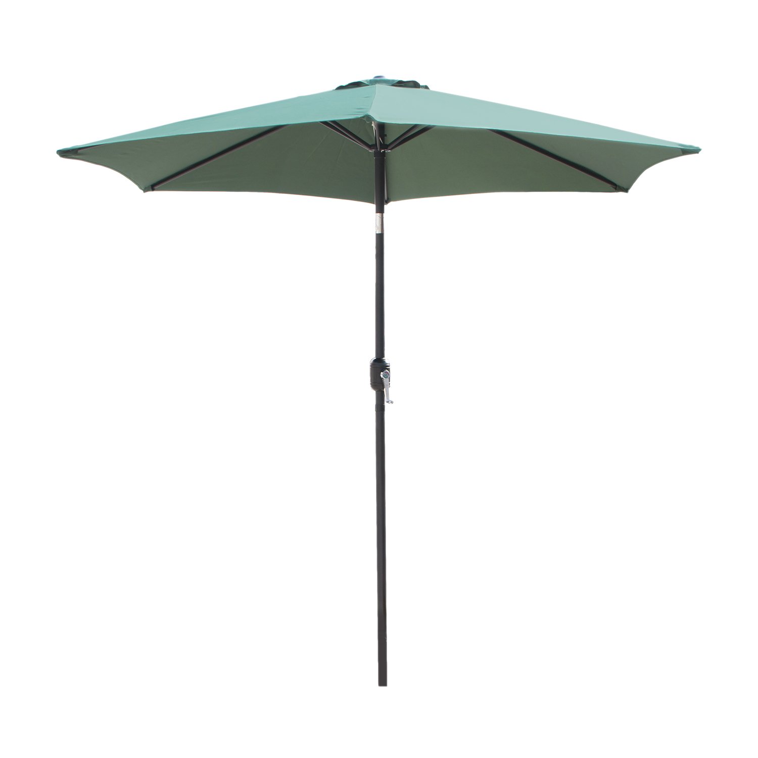 Buy Sliverylake 8ft Steel Outdoor Umbrella Patio Umbrella w/Crank Tilt