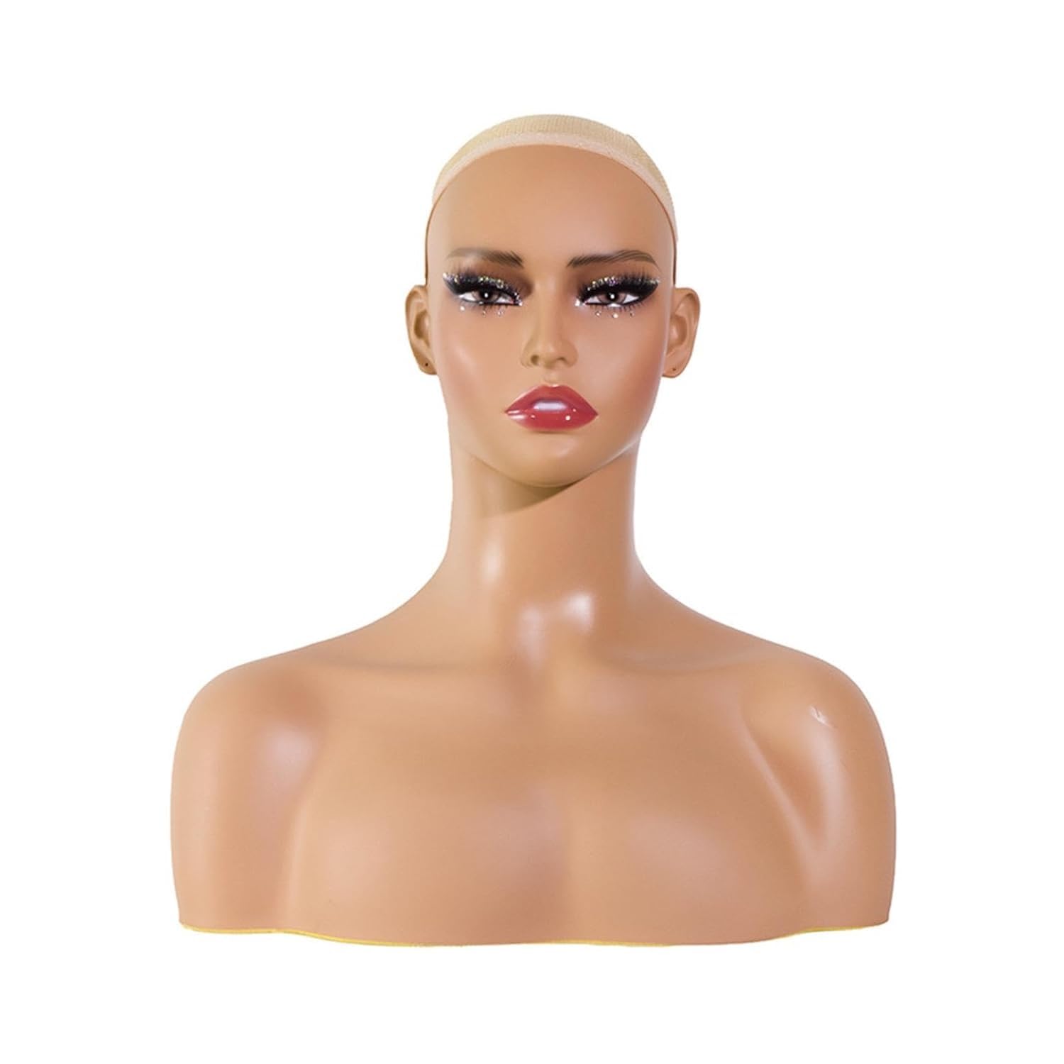 CONGRUI Makeup Mannequin Head Earrings Display Stable Realistic Professional Model